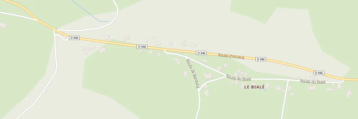 Plan du 1 Rte du Biale à Morlanne
