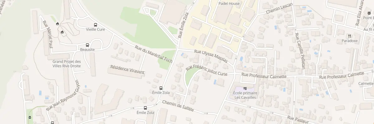 Plan du 13 Rue Frédéric Joliot-Curie à Cenon