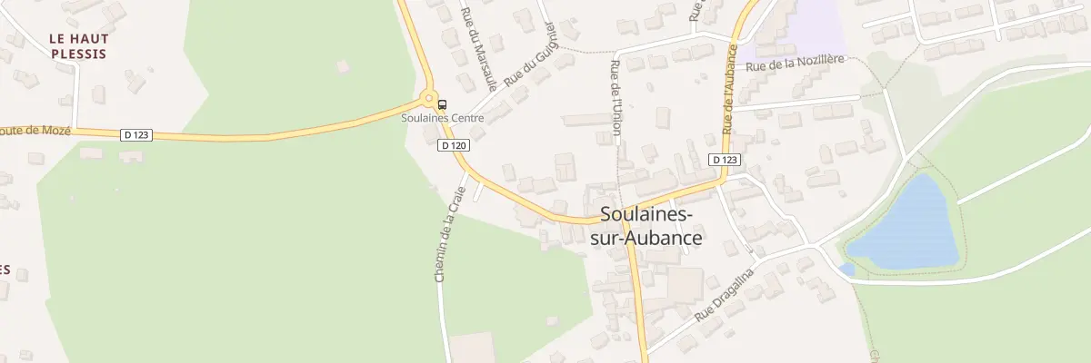 Plan du 5 Rue de l’Aubance à Soulaines-sur-Aubance