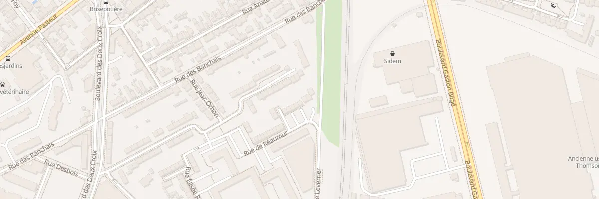 Plan du 2 Rue de Réaumur à Angers