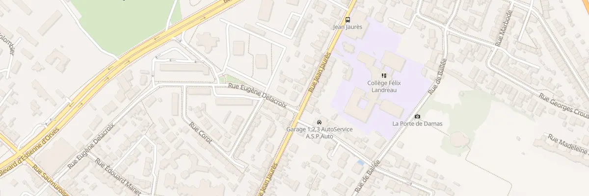 Plan du 64 Rue Jean Jaurès à Angers