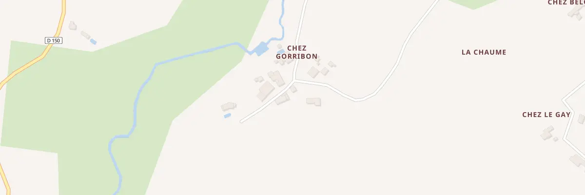 Plan du 1 Imp Goribon à Nieul-le-Virouil