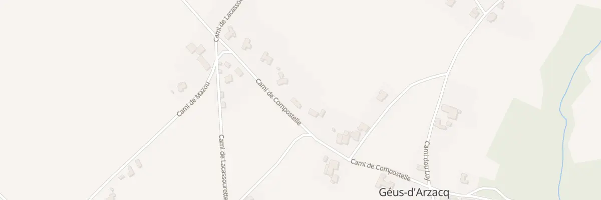 Plan du 284 Rue Cami de Compostelle à Géus-d’Arzacq