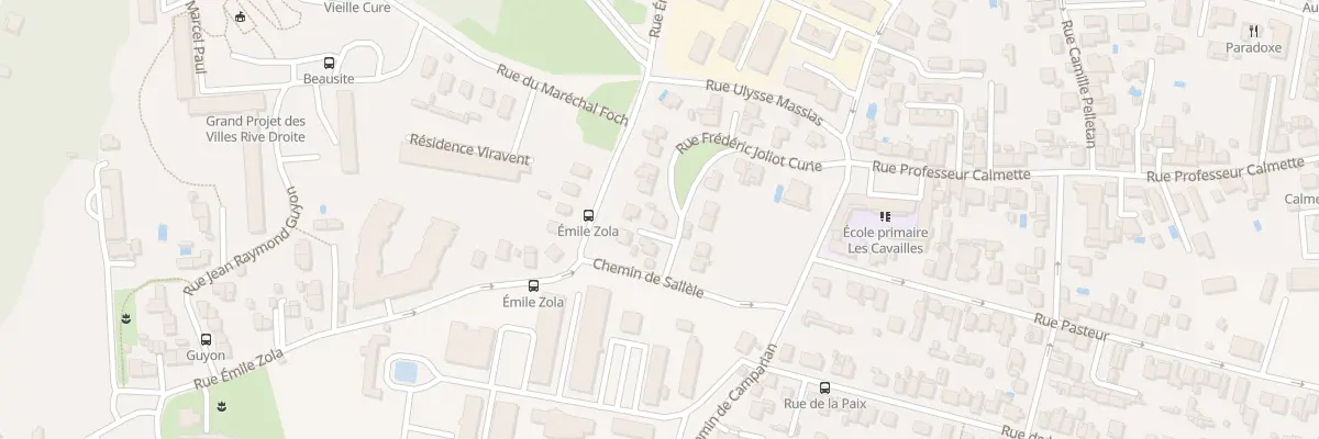 Plan du 23 Rue Frédéric Joliot-Curie à Cenon