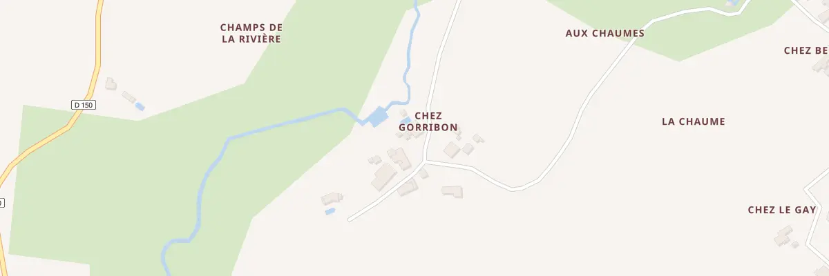 Plan du 36 Che de Goribon à Nieul-le-Virouil