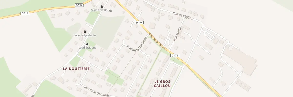 Plan du 25 Rue de la Douiterie à Bougy