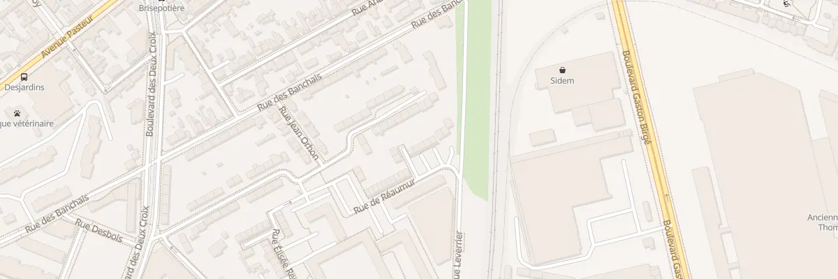 Plan du 6 Rue de Réaumur à Angers