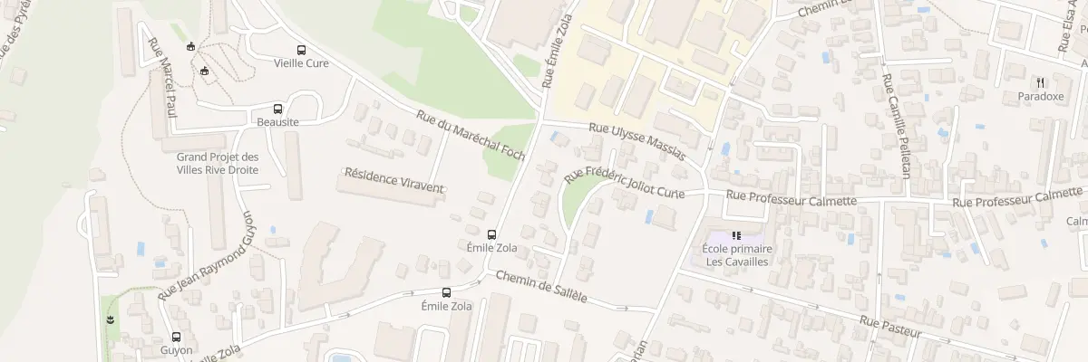 Plan du 17 Rue Frédéric Joliot-Curie à Cenon