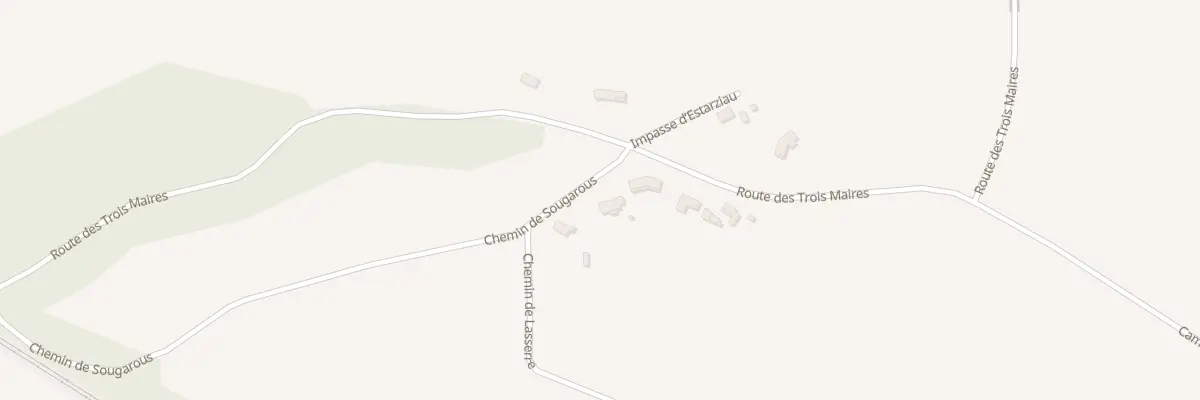 Plan du 9085 Rte des 3 Maires à Labastide-Monréjeau
