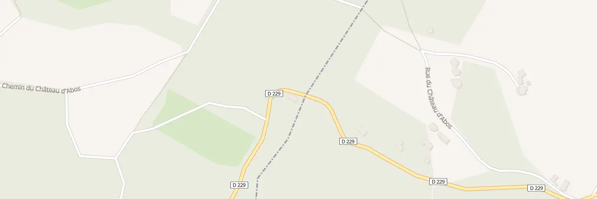 Plan du 5125 Chateau d’Abos à Abos