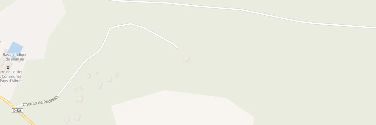 Plan du 560 Che de Pedessis à Labrit