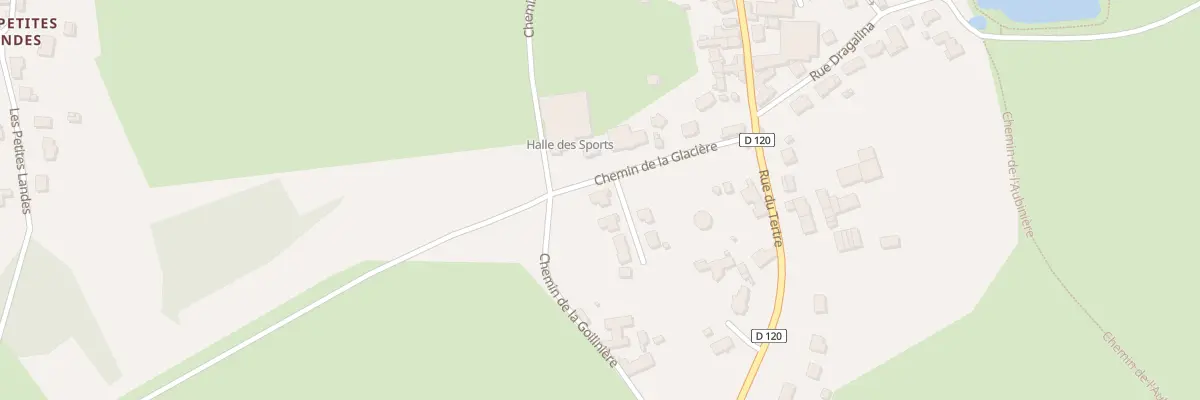 Plan du 5437 Che de la Glacière à Soulaines-sur-Aubance