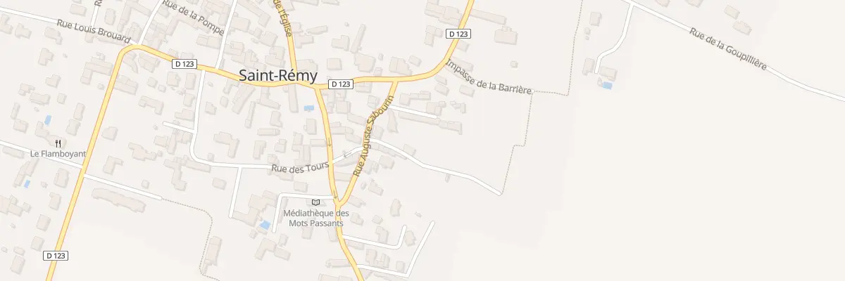 Plan du 2 Imp de la Chauviniere à Saint-Rémy