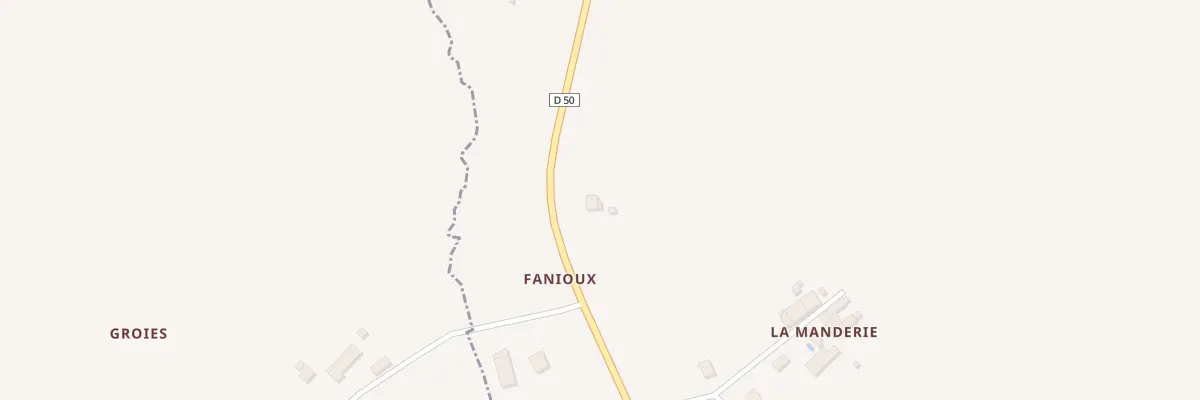 Plan du 2 Fanioux à Soubran