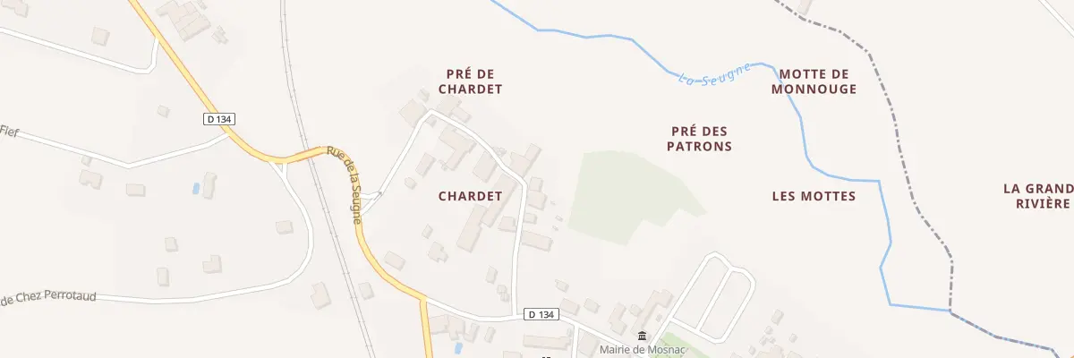 Plan du 5075A Chardet à Mosnac