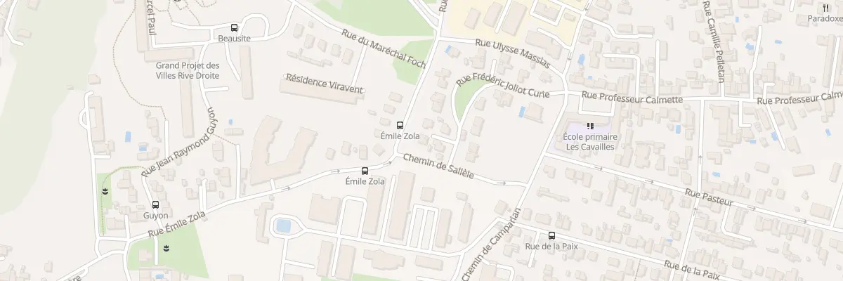 Plan du 27 Rue Frédéric Joliot-Curie à Cenon