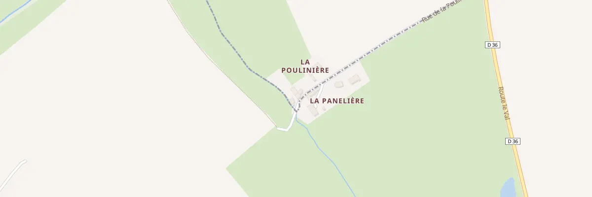 Plan du 5002 La Pouliniere à La Caine