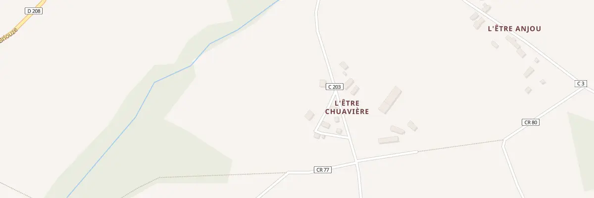 Plan du 309 Rue de la Prise Fouquet à Champsecret