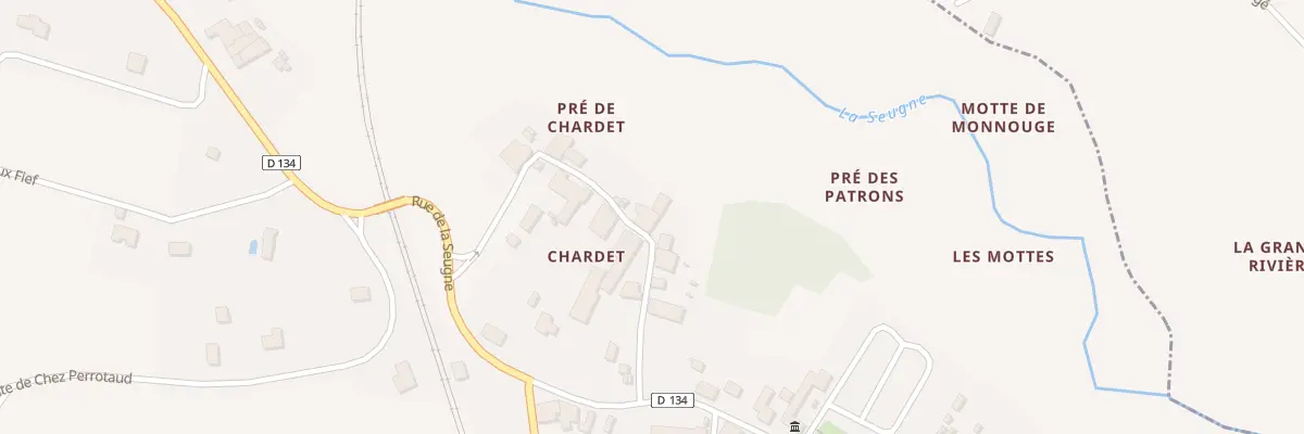 Plan du 14 Rue de Chardet à Mosnac