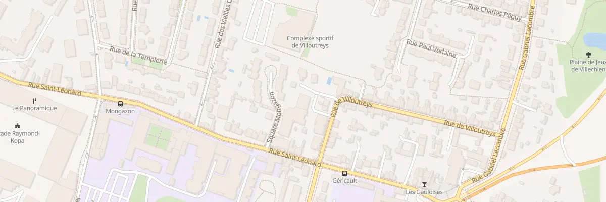 Plan du 15 Rue de Villoutreys à Angers