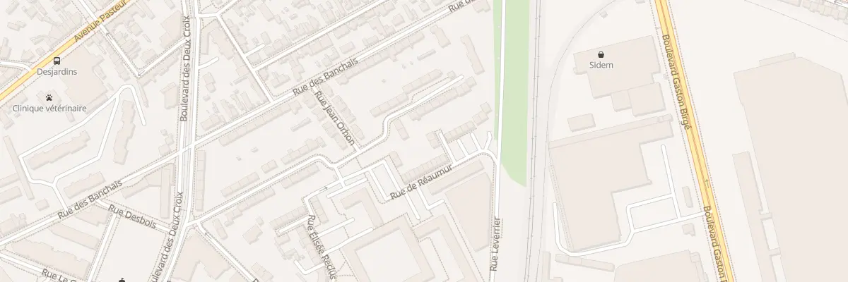 Plan du 12 Rue de Réaumur à Angers