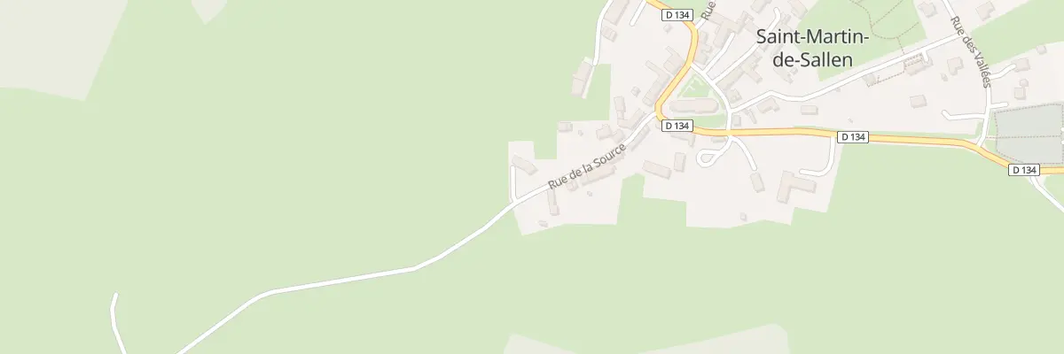Plan du 10 Rue de la Source St Martin de à Thury-Harcourt-le-Hom