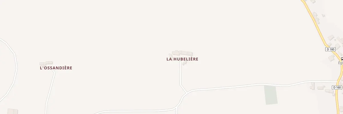 Plan du 1 La Hubeliere à Montreuil-Poulay