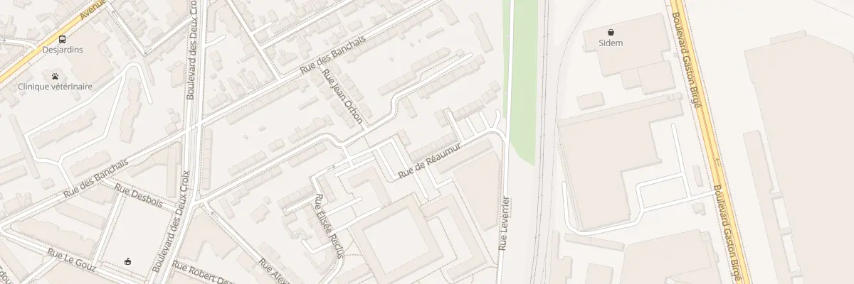 Plan du 26 Rue de Réaumur à Angers