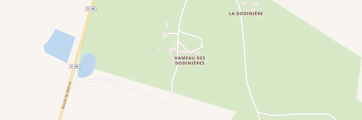 Plan du 3 Hameau des Dodinières à Grez-en-Bouère