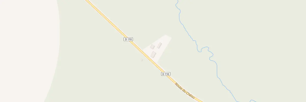 Plan du 1972 Rte de Chéou à Origne