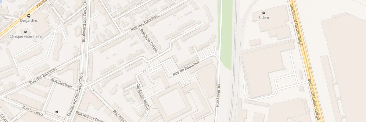 Plan du 28 Rue de Réaumur à Angers