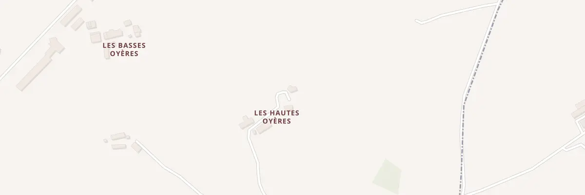 Plan du 2 Les Hautes Oyeres à Aron