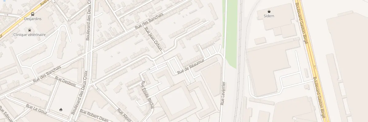 Plan du 32 Rue de Réaumur à Angers