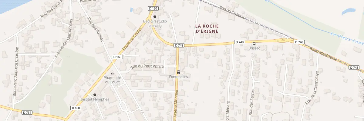 Plan du 2B Rue Arsène Monnier à Mûrs-Erigné