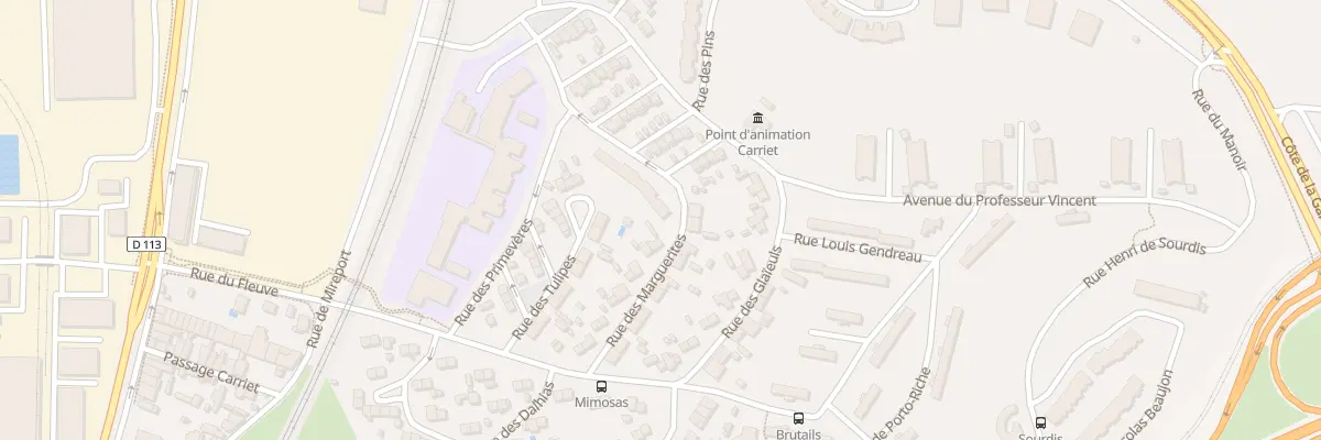 Plan du 63 Rue des Marguerites à Lormont