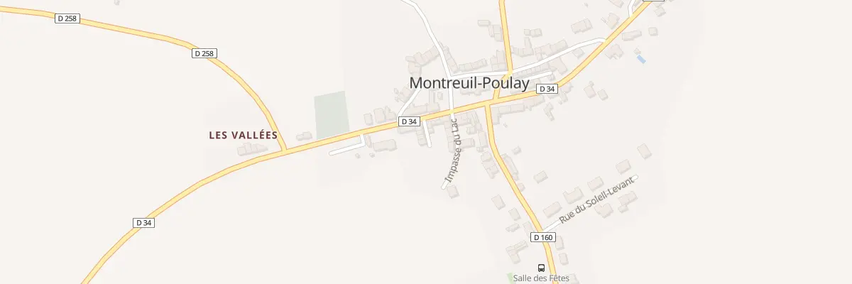 Plan du 22 Imp des Champs à Montreuil-Poulay