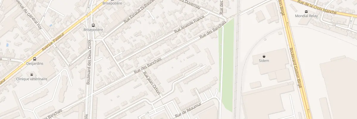 Plan du 168 Rue des Banchais à Angers