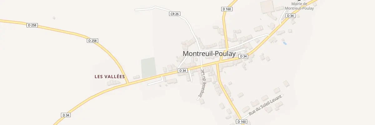 Plan du 384 Rue des Artisans à Montreuil-Poulay