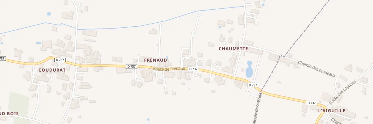 Plan du 10 Frenaud à Saint-Girons-d’Aiguevives