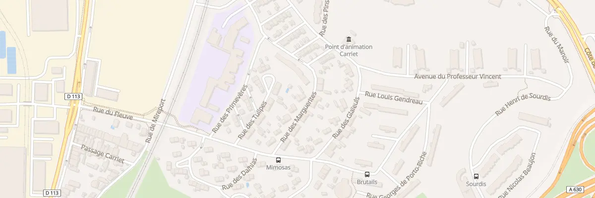 Plan du 47 Rue des Marguerites à Lormont