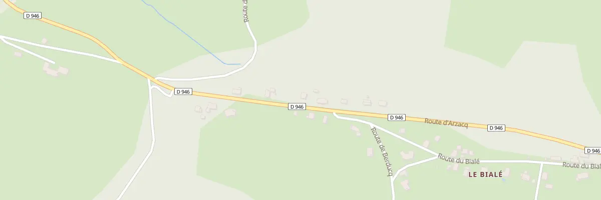 Plan du 790 Rte d’Arzacq à Morlanne
