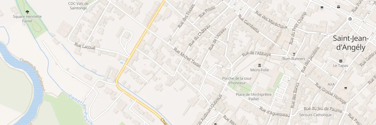 Plan du 17 Rue Michel Texier à Saint-Jean-d’Angély