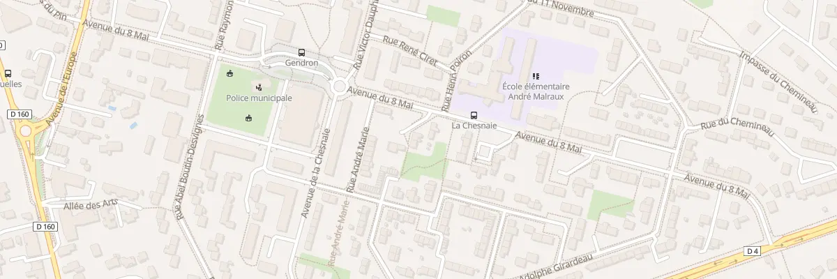 Plan du 69 Av du Huit Mai aux Ponts-de-Cé