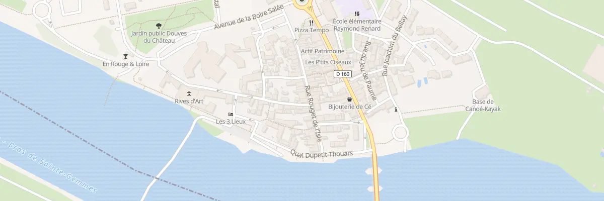 Plan du 32 Rue Rouget de l’Isle aux Ponts-de-Cé