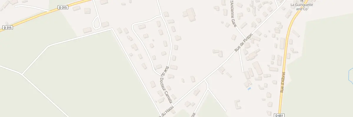 Plan du 9 Rue du Docteur Camela à Luxey