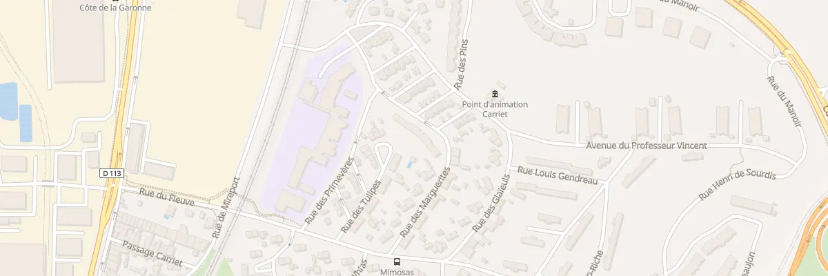 Plan du 71 Rue des Marguerites à Lormont