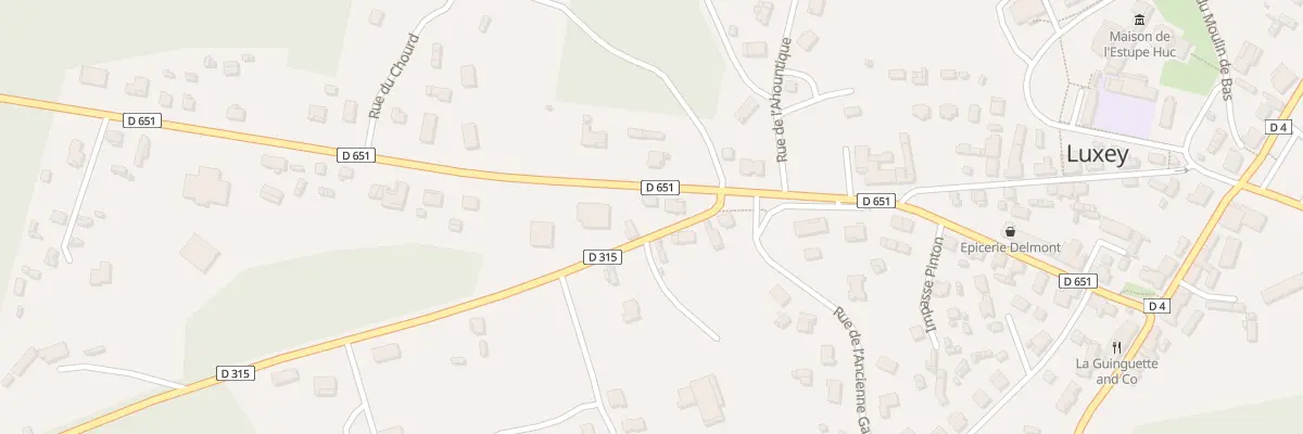 Plan du 199 Rue du Prieure à Luxey