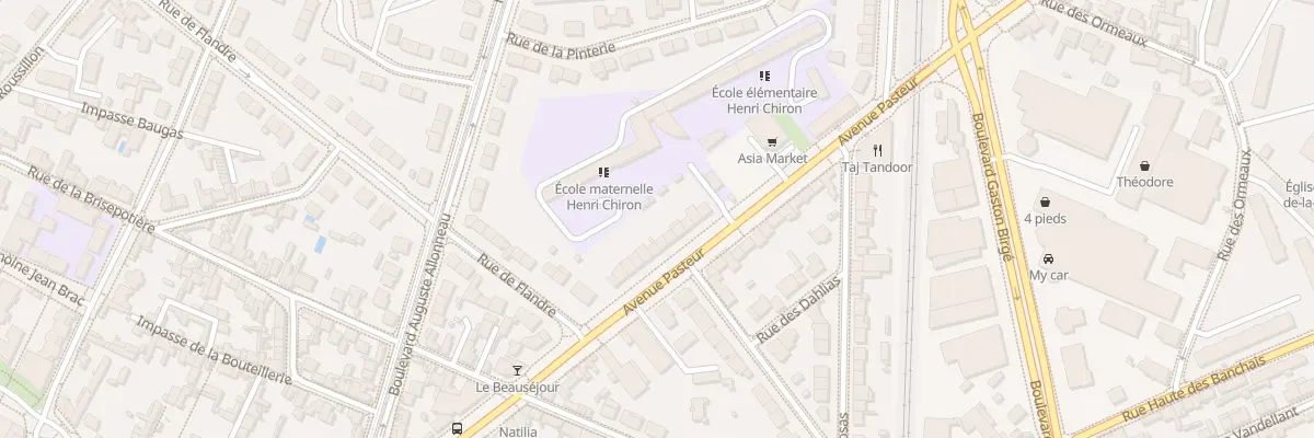 Plan du 271 Av Pasteur à Angers