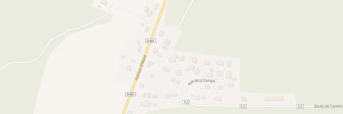 Plan du 78 Imp Acacias à Cère