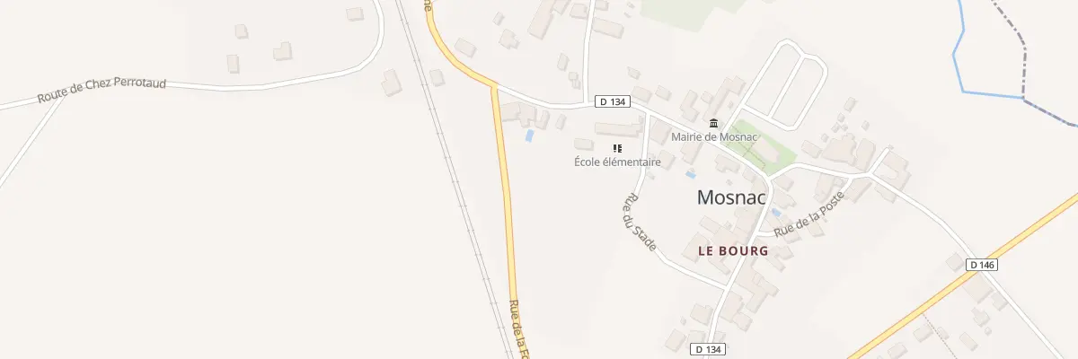 Plan du 43 Rue de la Seugne à Mosnac
